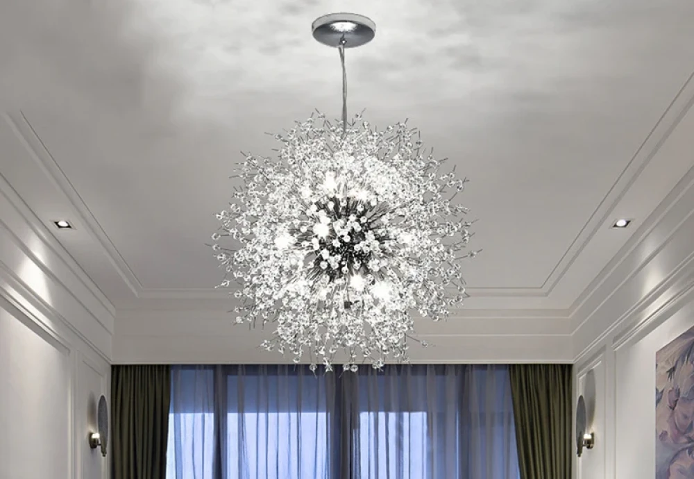 clean crystal chandelier