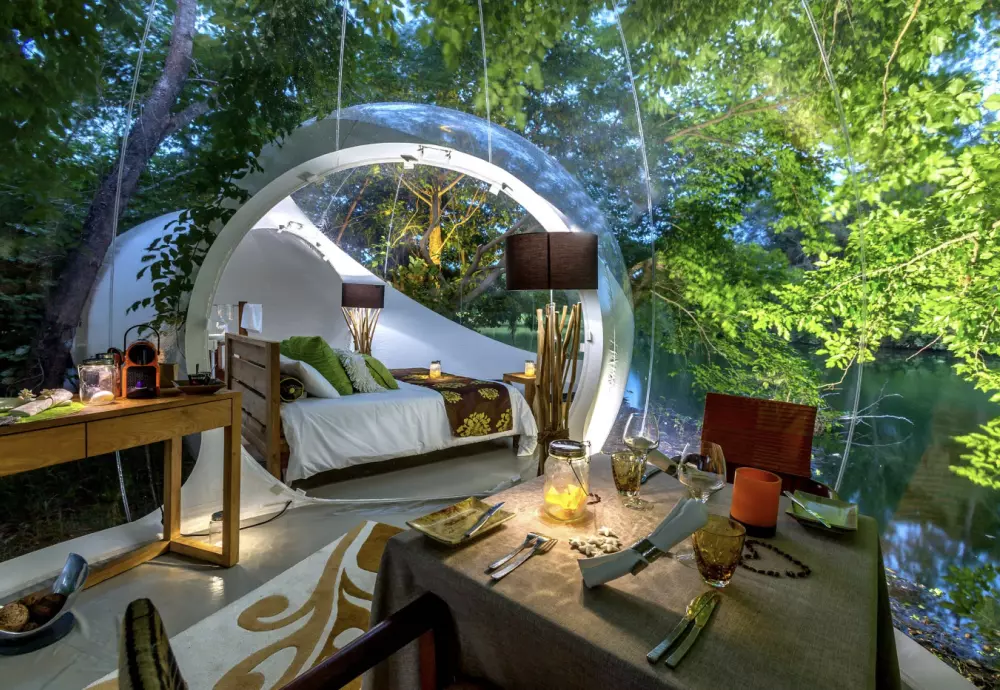 big transparent camping inflatable bubble tent